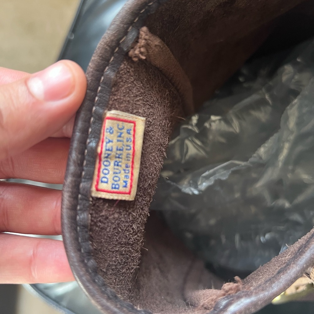 Dooney & Bourke Brown Leather Tote - Picture 7 of 12